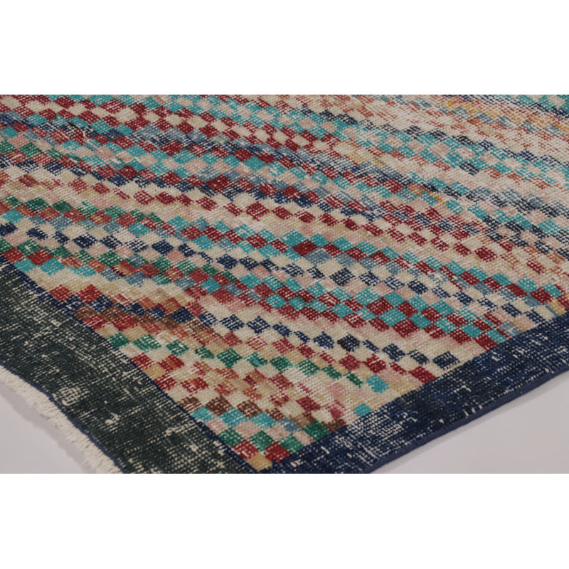 Vintage One-of-a-Kind 4’5x6’3 Hand Knotted Area Rug