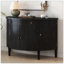 Armoire de rangement courbée avec tablettes réglables pour le salon-1238797584