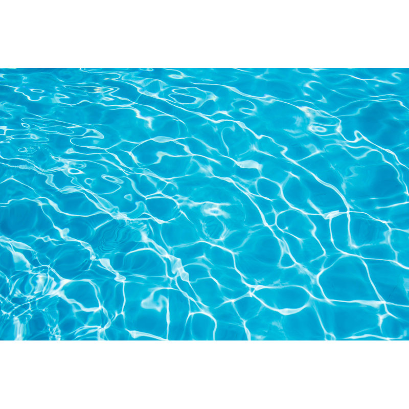 Blue Ripped Water by Yotsaran - Wrapped Canvas Print, 30cm H x 46cm W x 3.8cm D