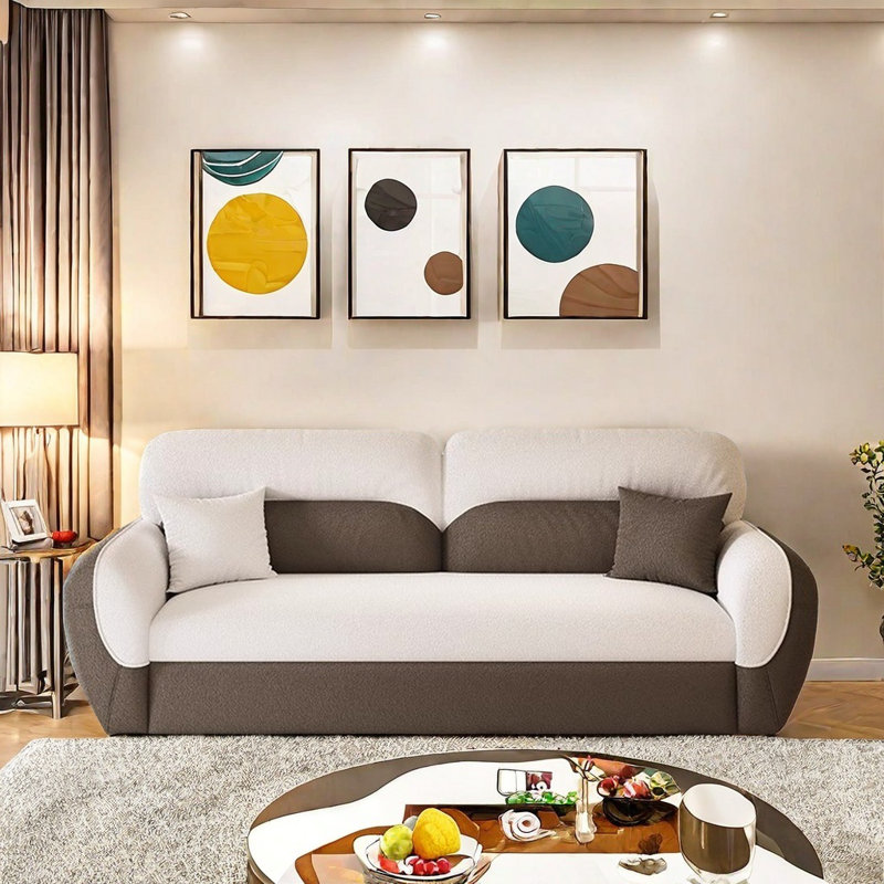 Canapé Fashion, H 32,28 po x l 90,55 po x P 32,28 po, 3