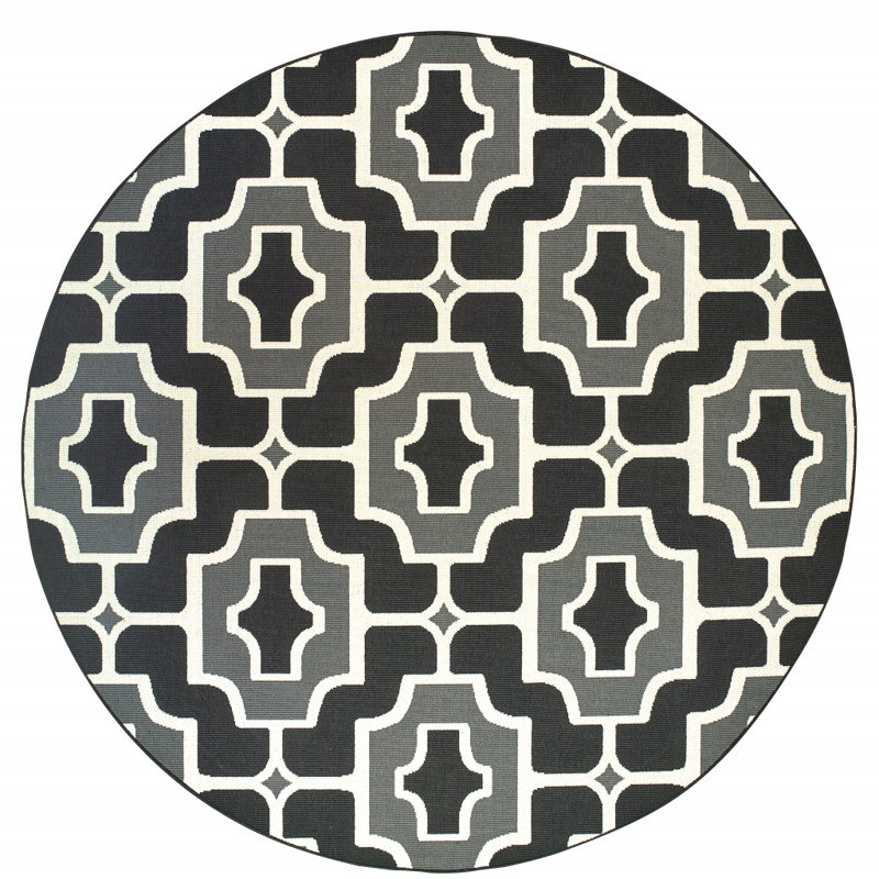 Tapis géométrique Witherell, Rond 7 pi 10 po