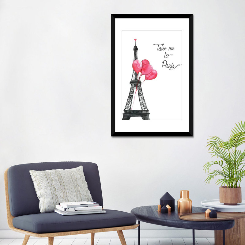 Reproduction d’art sur toile tendue, Papier d'art encadré noir, Blanc, H 32 po x l 24 po x P 1 po