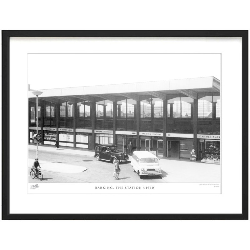 Barking, The Station C1960 by Francis Frith - Single Picture Frame Print, 60cm H x 80cm W x 2.3cm D