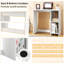Bureau moderne 31,5 pouces avec 2 compartiments