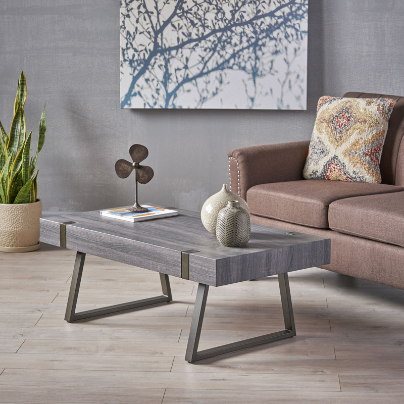 Gurmail Coffee Table, Black Oak
