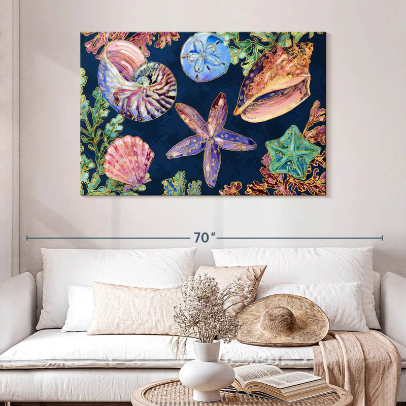 Aletra Spectrum Shells Horizontal, 32" H x 48" W