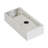Bathroom Wall Mounted Sink - 14.5X7.12 Inch White Ceramic Rectangular, Stain , Low Water Absorption, Acid Resistance, Modern Tempting With Faucet Hole Ceramic, Aesthetic