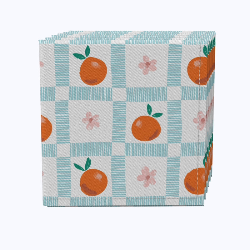 100% Cotton Geometric Rectangle Napkin