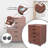Yoshiko 19.21'' Wide 5 -Drawer Mobile Solid Wood File Cabinet-1904714687