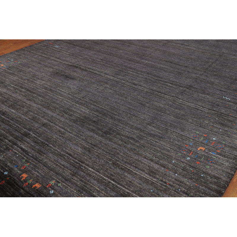 Tapis oriental fait à la main Gabbeh 9 x 12