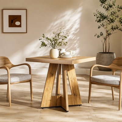 31.5" Dining Table, Square Kitchen Dinner Table for 2-4 People