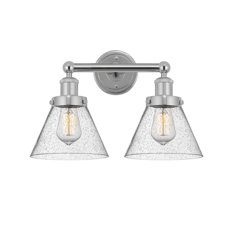 Éclairage pour meuble-lavabo à 2 lumières Artella, Mercurisé, Chrome poli