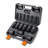 1/2" Drive Impact Socket Set, 9 Piece Deep Socket Set Metric 29-38mm