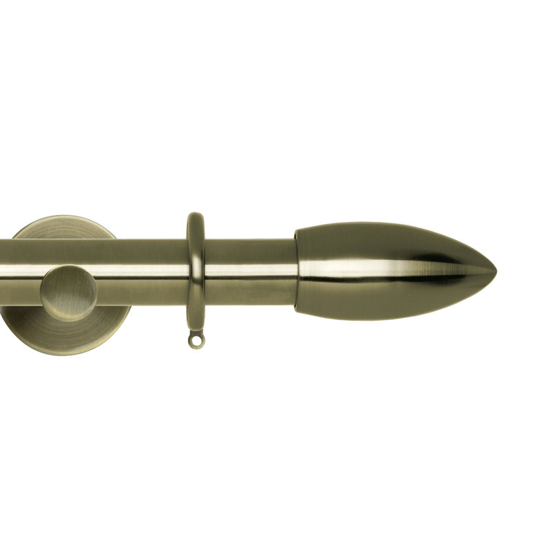 Myreya 2.8cm Single Pole, Spun Brass, 2.80H x 240W x 2.80D cm