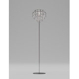 Giogali Floor Lamp Crystal Amber Matt Bronze 1 E26 Ul 1