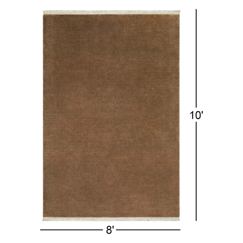 Tapis rectangulaire en laine Clio, Rectangle 8 pi x 10 pi