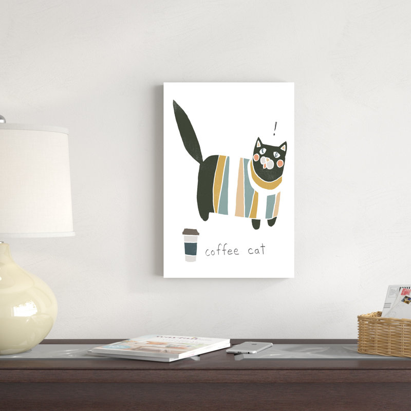 Coffee Cats III, H 18 po x l 12 po