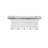 Metal Powder Coating Hook Wall Mounted with Shelf In White-129607298