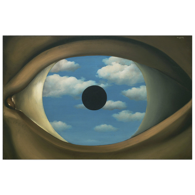 René Magritte - No Frame Print on Wood