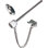 Prime-Line Patio Door Pin Locks, 2-5/8 in., Steel, Chrome Plated Finish, Retaining Pin