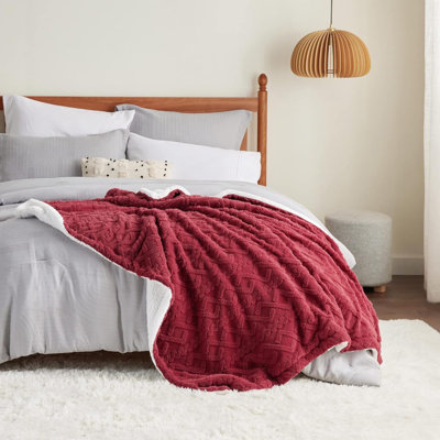 Sherpa Throw Blanket-3D Stylish Design Super Soft Fuzzy Cozy Warm Blanket Thick Plush Fluffy Furry Blankets For Teen Girls Women Couch Bed Sofa Chair Men Boys Gift