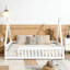 Lit de sol en forme de tente, lit tipi avec garde-corps, lattes et porte-1768623071-1768623069