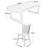 Jayandre 4 - Person Pine Solid Wood Solid Wood Top Sled Dining Set-1513639335