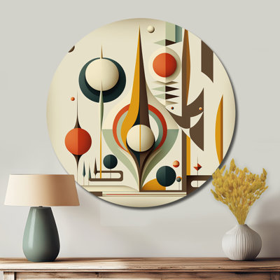 Briaca - Abstract Round Metal Art