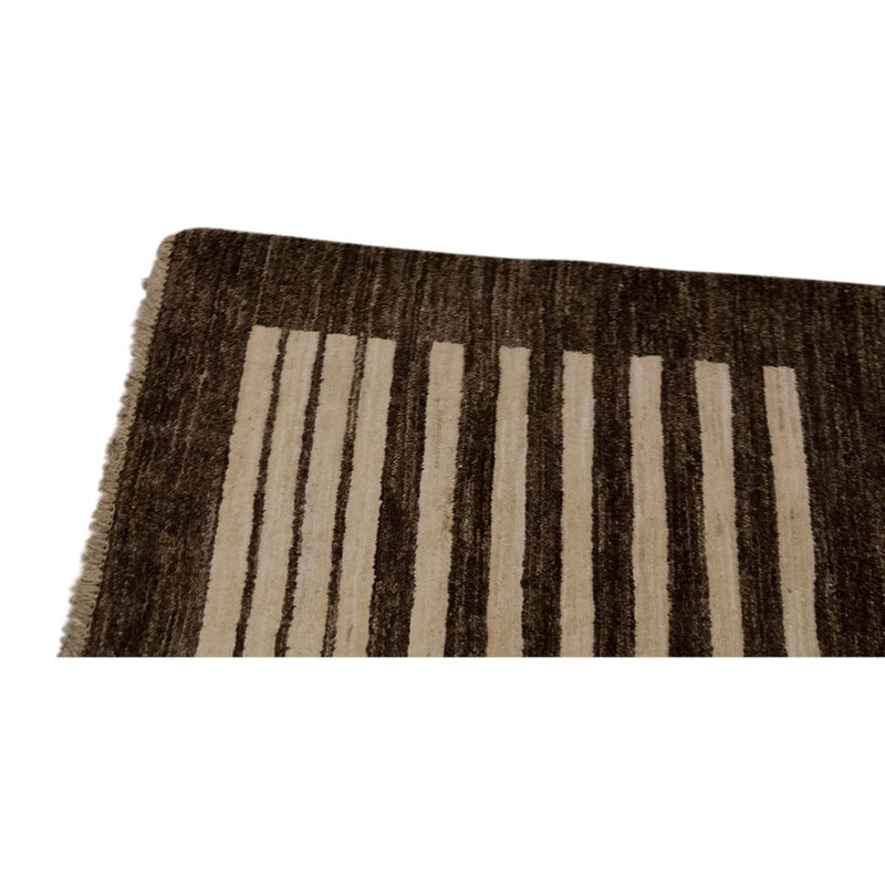 Handmade Wool Striped Area Rug