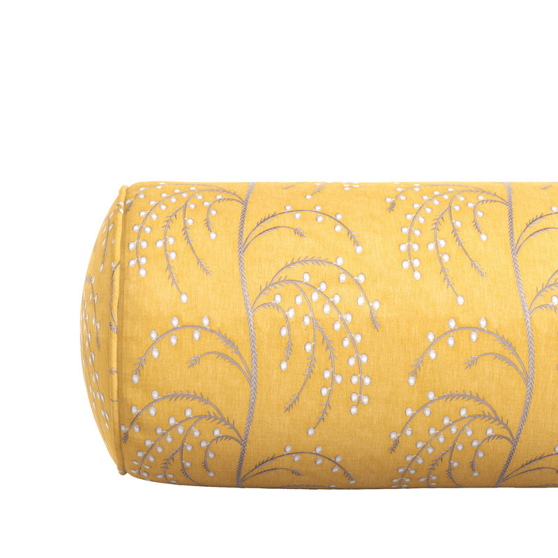 Coussin Windsor, Doré, Traversin H 9 po x l 48 po