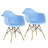 Hermina Plastic Dining Chair with Beechwood Legs-1878536180-1766336037