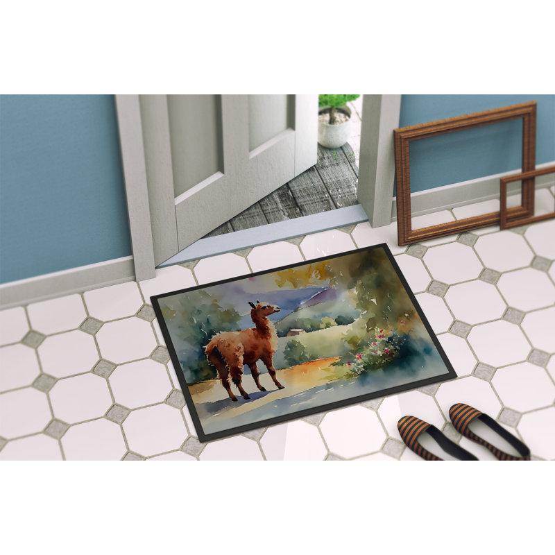 Rinlee Non-Slip Doormat, 18'' W x 27'' L
