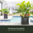 Nantucket 16" Square Resin Planter With Water Reservoir (Set Of 2)