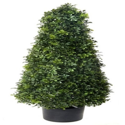 Faux plantes et arbres en pot de buis anglais en pot 49In (s) protégé contre les rayons UV