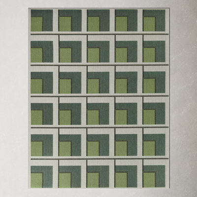 Kamran Green Indoor/Outdoor Rug