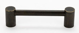 Contemporary I Bar / Handle Pull, Satin Nickel, 4"