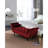 Extra - Long 65 Inch Red Velvet Entryway Bench With Storage And Style, 49.85 In Deep, 18.81 Wide, 16.8 High, 48.05 Lb Multi Purpose For Living Room, Spacious Seating, Depth, Width, Height,-1238437888