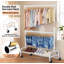 Bonville 106cm Rolling Clothing Rack-121532393