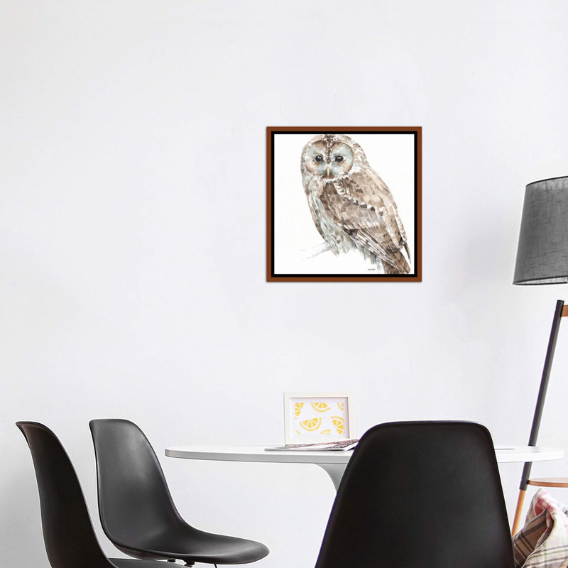 «Forest Friends III» par Lisa Audit - reproduction d'art, H 26 po x l 26 po x P 1,5 po, Toile avec cadre en bois classique