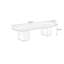 Banc rembourré blanc-1664196524