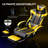 High-Back Adjustable Reclining Ergonomic Faux Leather Swiveling Pc & Racing Gaming Chair With Footrest-1553140913