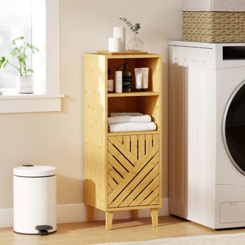 Bamboo Freestanding Bathroom Cabinet
