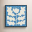 «Delighted I Blue» par Moira Hershey - impression encadrée-90120561-90120568