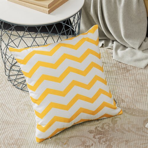 Topfinel Geometric Cotton, Linen, Canvas Indoor/Outdoor Pillow Cover ...