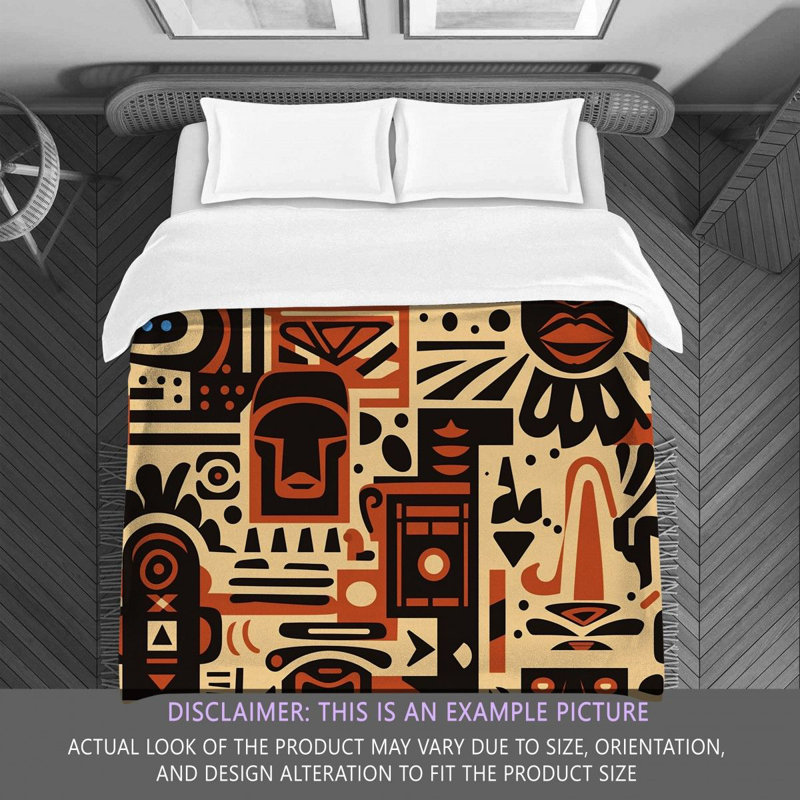 Édredon African Bedding Styles beige, Édredon grand