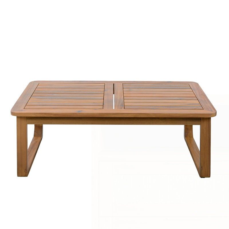 Acacia Wood Outdoor Coffee Table