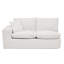 Canapé modulaire en forme de L de Boneless de 107 po avec repose-pieds mobile, confort en forme de nuage, conception modulaire et installation sans effort pour les salons.