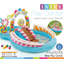 Intex 9' X 6' X 51" Inflatable Candy Zone Kiddie Pool With Waterslide (3 Pack)