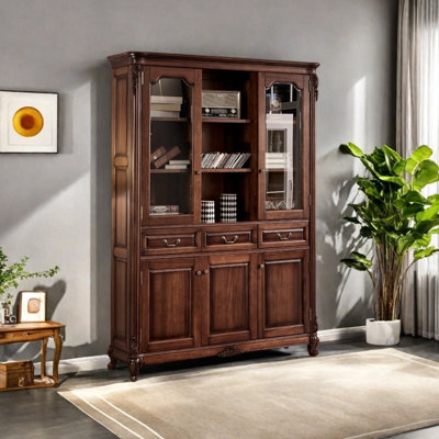 Classic and practical bookcase in American style