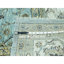 Tapis bleu en laine 9 pi 1 po x 12 pi Agra Shah Abbas Vines